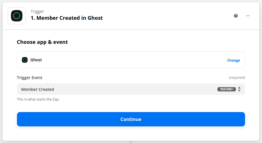 Zapier Ghost Trigger
